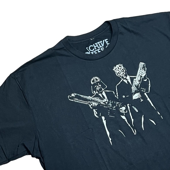 The Chivery Chive Tees Darth Vader & Darth  Maul Graphic TShirt Men’s XL Black‎ - Picture 1 of 8
